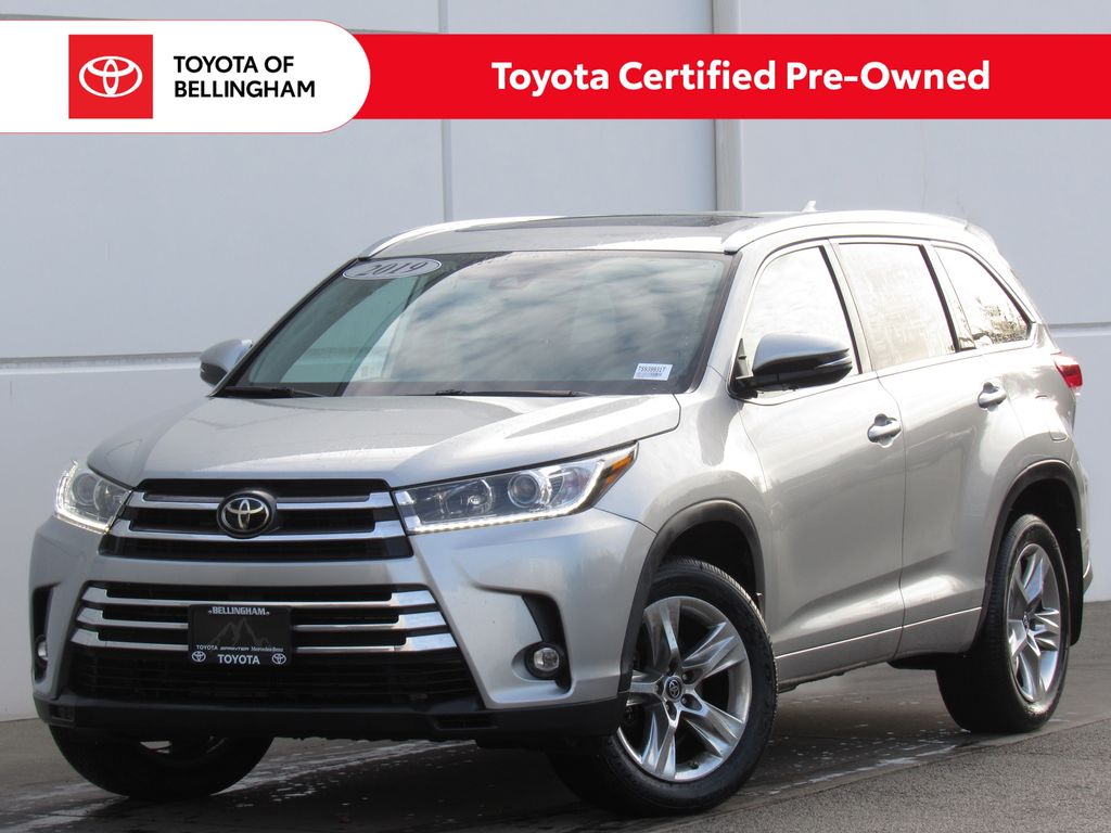 Celestial Silver Metallic 2019 Toyota Highlander Limited AWD SUV / Crossover All-Wheel Drive 8-Speed Automatic