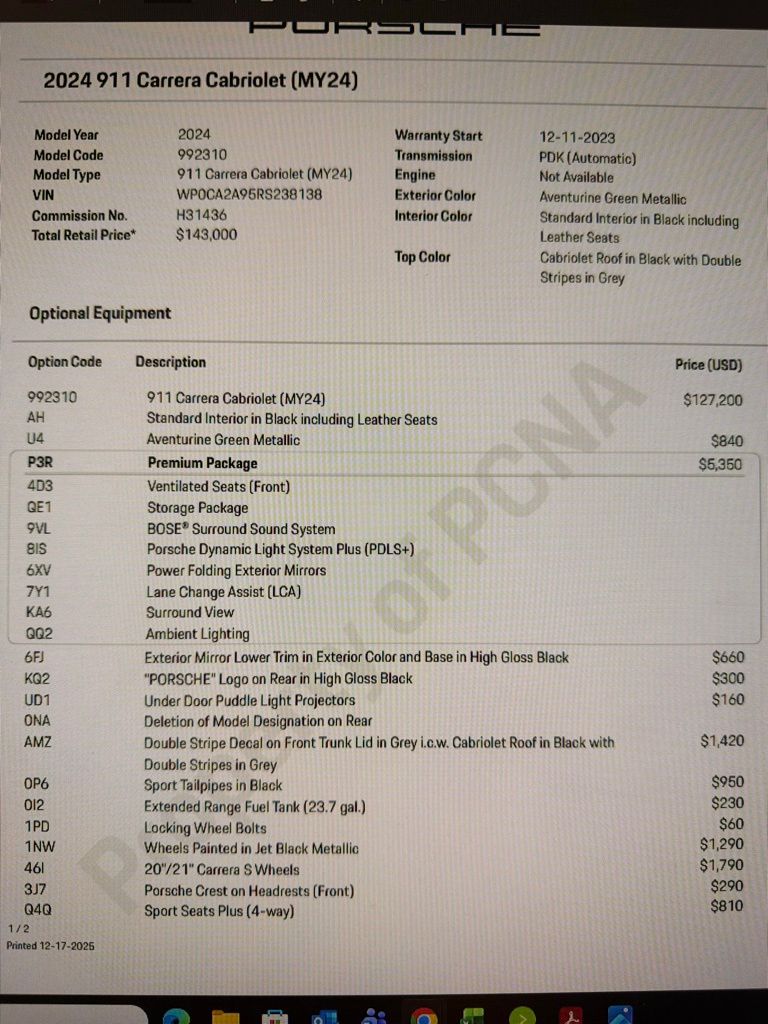 2024 Porsche 911 Base's photo