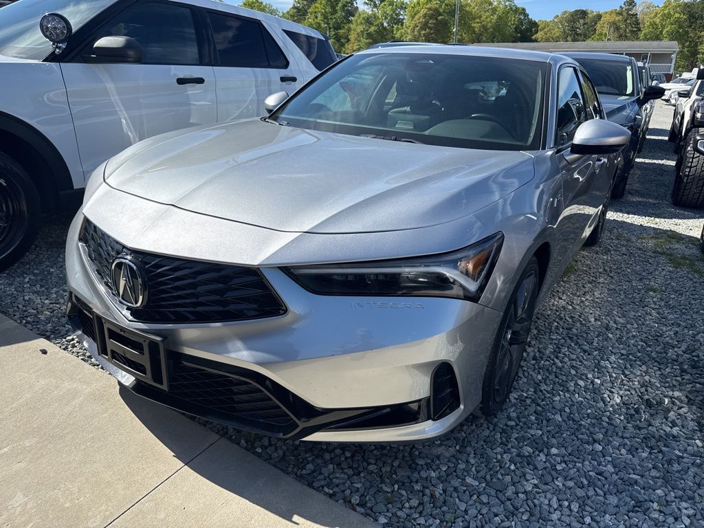Silver 2024 Acura Integra FWD with A-SPEC Package Sedan Front-Wheel Drive Continuously Variable Transmission
