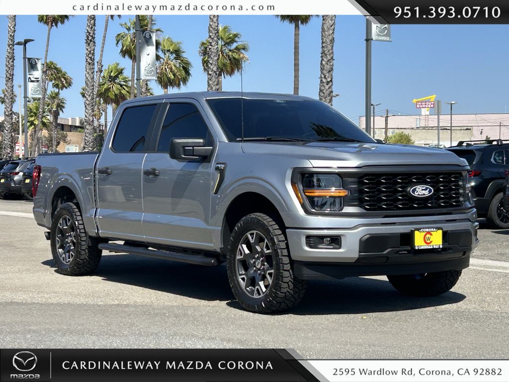 Iconic Silver Metallic 2024 Ford F-150 Pickup Truck 4X2 Automatic