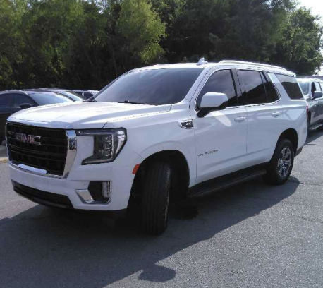 Summit White 2023 GMC Yukon SUV / Crossover Four-Wheel Drive