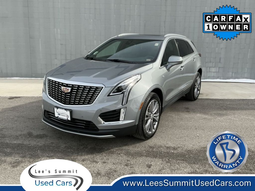 Argent Silver Metallic 2025 Cadillac XT5 Premium Luxury AWD SUV / Crossover Four-Wheel Drive 9-Speed Automatic