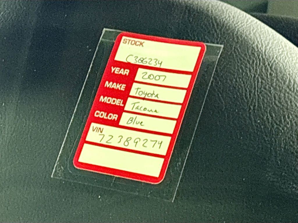 2007 Toyota Tacoma Base