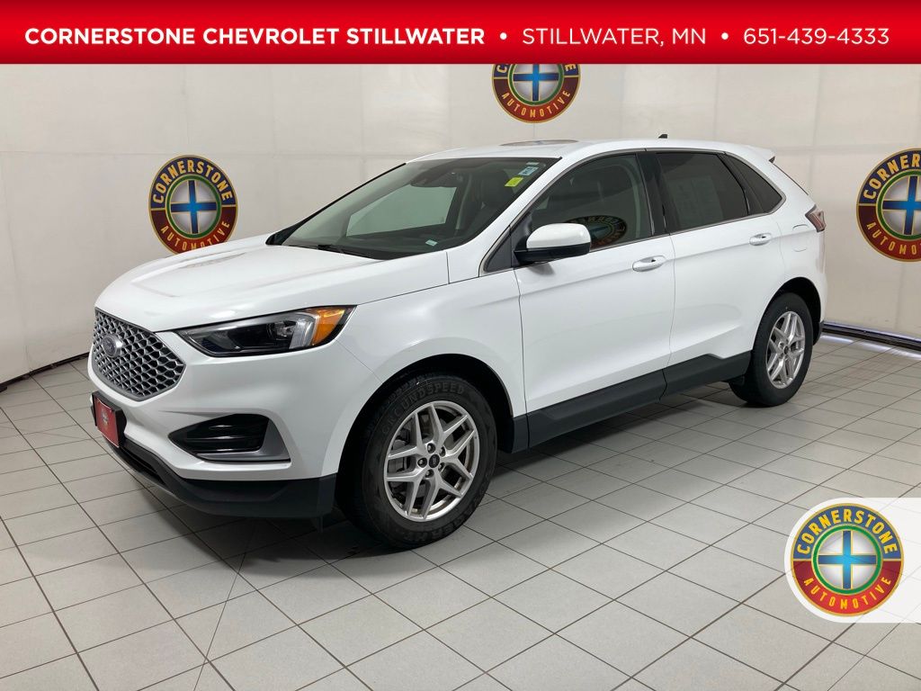 Oxford White 2024 Ford Edge SEL AWD SUV / Crossover All-Wheel Drive 8-Speed Automatic