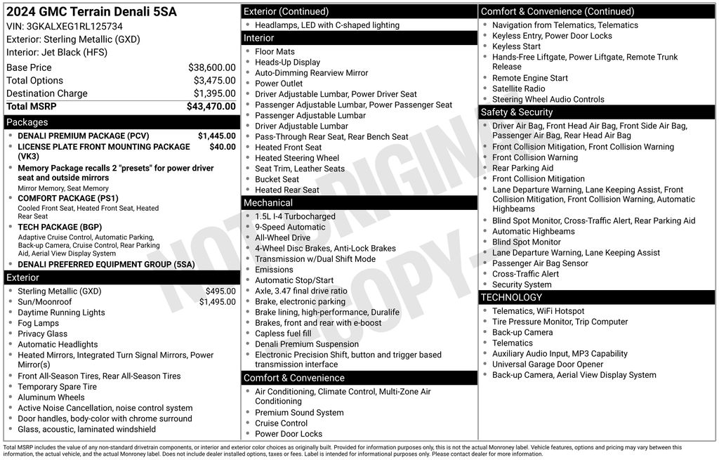 Used Car 2024 Gmc Terrain  Denali For Sale Under $30,000 In Austin, Texas