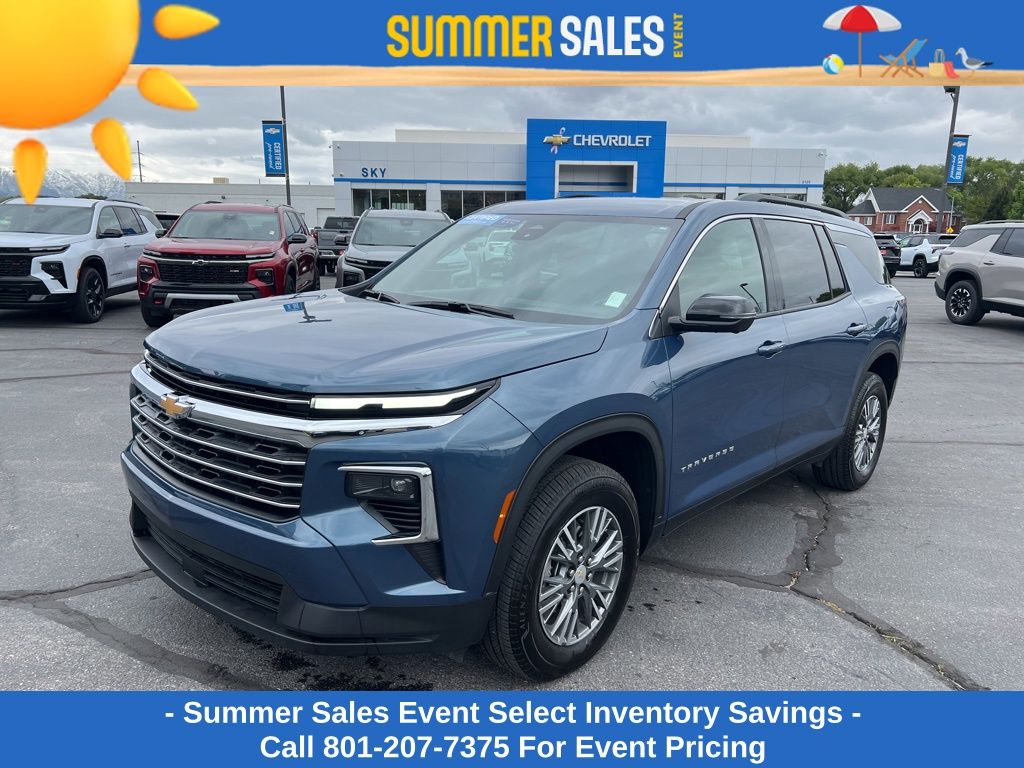 Lakeshore Blue Metallic 2026 Chevrolet Traverse LT AWD SUV / Crossover Four-Wheel Drive 8-Speed Automatic