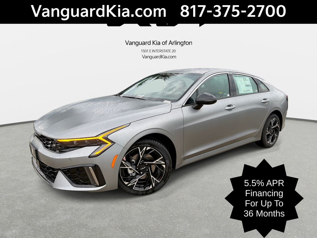 Steel Matte Gray 2026 Kia K5 Sedan Front-Wheel Drive 8-Speed Automatic