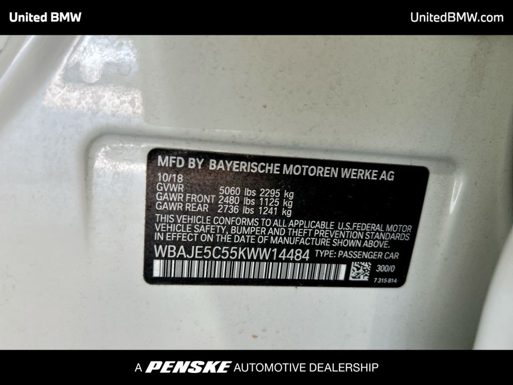 2019 BMW 5 Series 540i 23