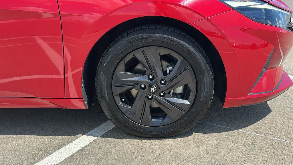 2021 Hyundai Elantra SEL Red at Central Houston Nissan