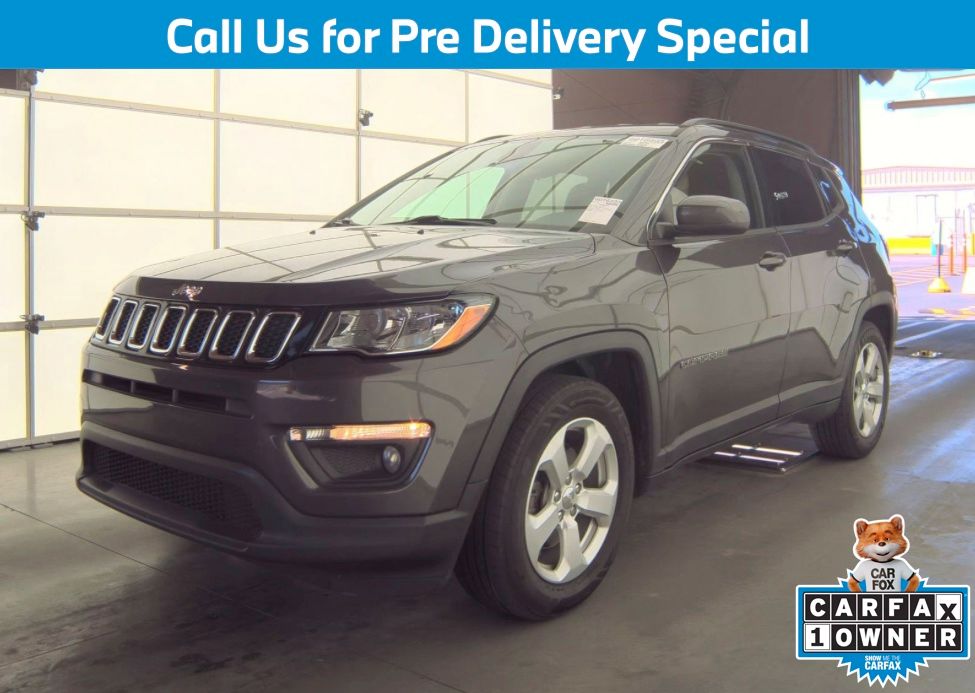 Gray (Granite Crystal Metallic Clearcoat) 2020 Jeep Compass Latitude FWD SUV / Crossover Front-Wheel Drive 6-Speed Automatic