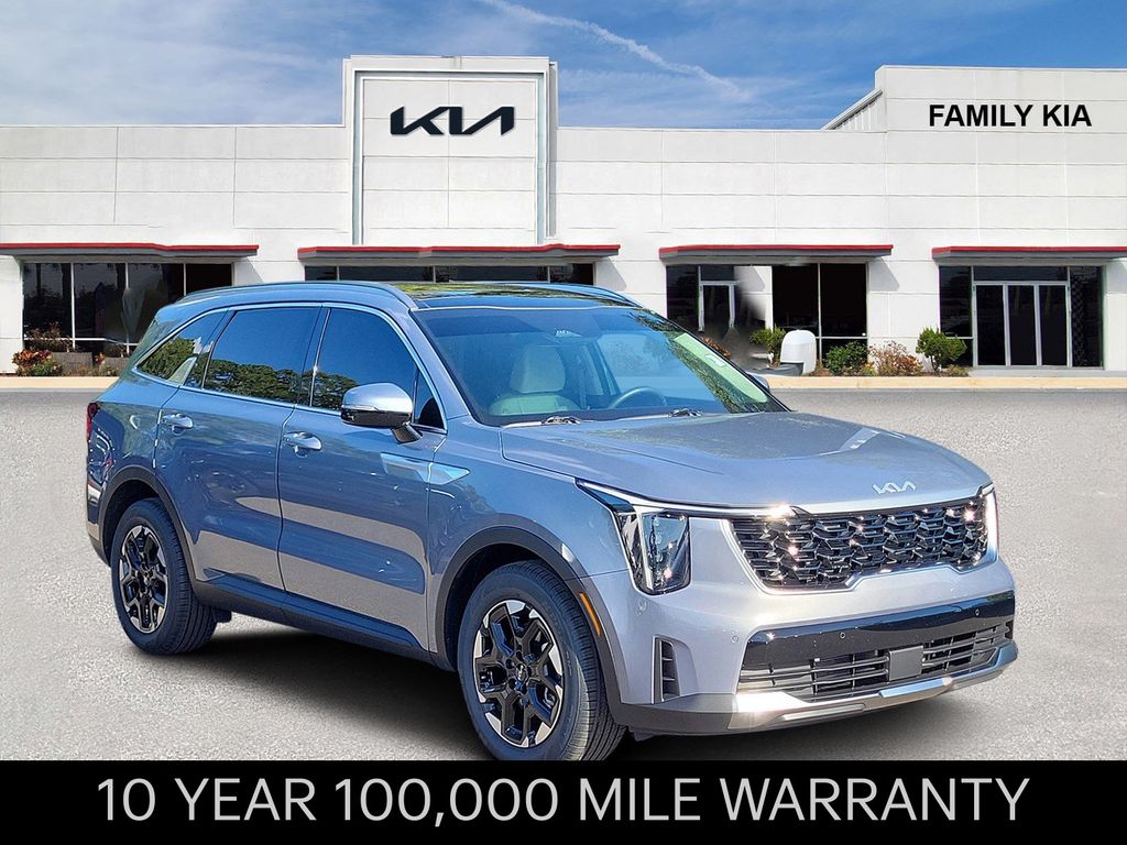 Everlasting Silver 2025 Kia Sorento SUV / Crossover Front-Wheel Drive 8-Speed Automatic