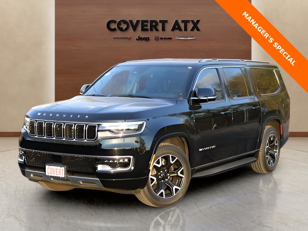 Diamond Black Crystal Pearlcoat 2025 Jeep Wagoneer L Series III 4WD SUV / Crossover Four-Wheel Drive 8-Speed Automatic