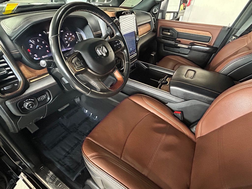 Used 2024 Diamond Black Crystal Pearlcoat Ram Longhorn image 58