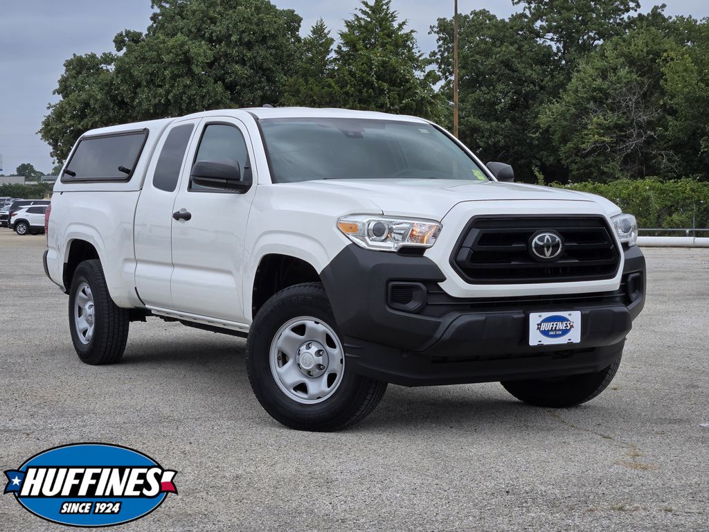 Super White 2021 Toyota Tacoma Pickup Truck 4X2 6-Speed Automatic