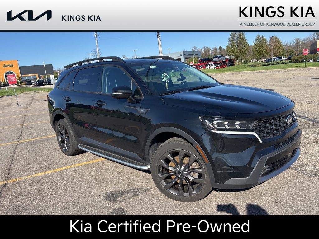 Ebony Black 2021 Kia Sorento SUV / Crossover All-Wheel Drive 8-Speed Dual Clutch
