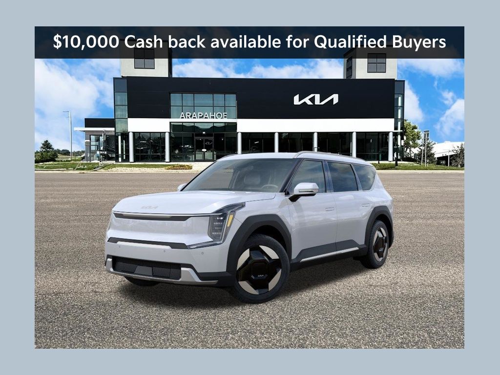 Glacial White Pearl 2026 Kia EV9 SUV / Crossover All-Wheel Drive 1-Speed Automatic