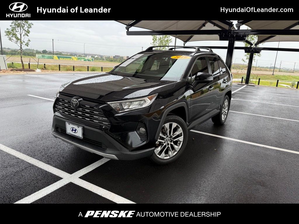 Midnight Black Metallic 2019 Toyota RAV4 SUV / Crossover Front-Wheel Drive 8-Speed Automatic