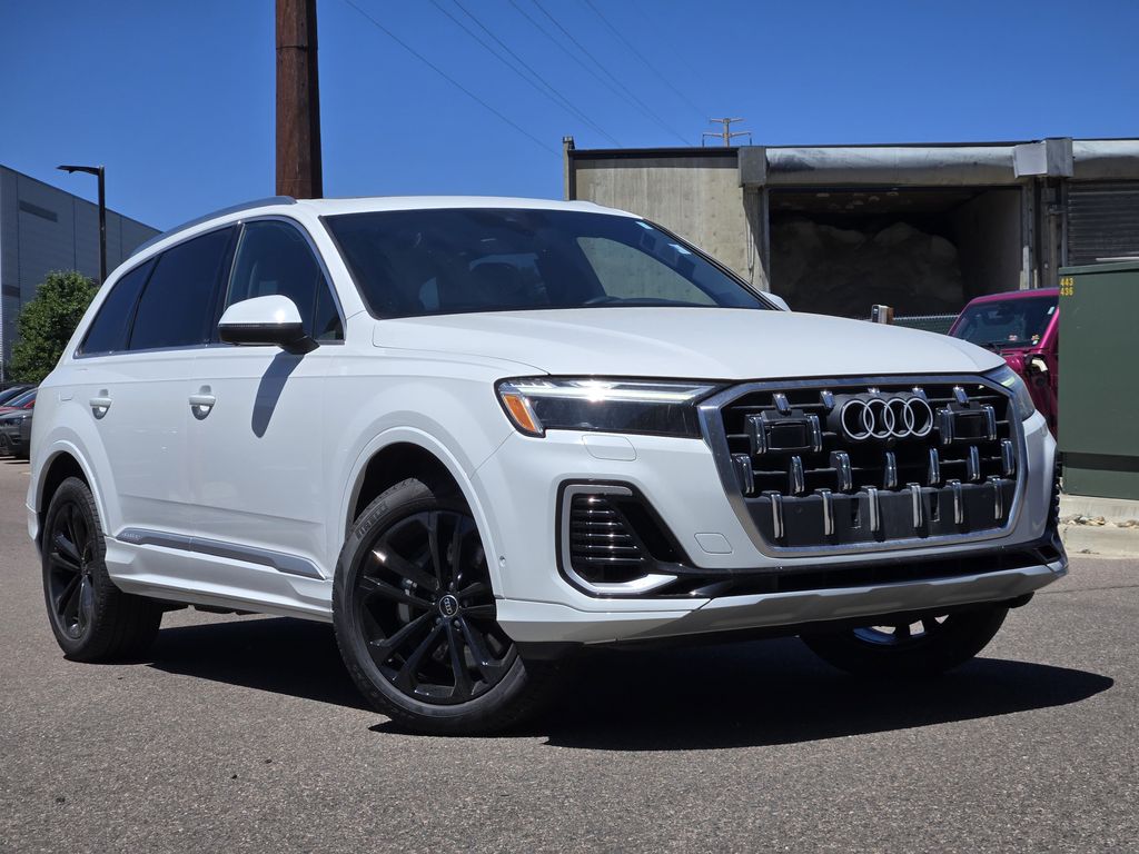 Carrara White 2025 Audi Q7 SUV / Crossover All-Wheel Drive 8-Speed Automatic
