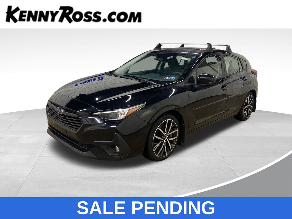 Crystal Black Silica 2024 Subaru Impreza Sport AWD Wagon All-Wheel Drive Continuously Variable Transmission
