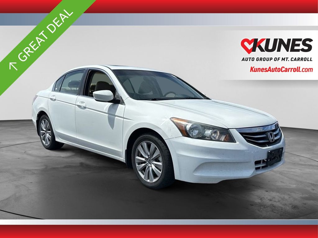 Taffeta White 2012 Honda Accord EX-L Sedan Front-Wheel Drive 5-Speed Automatic Overdrive