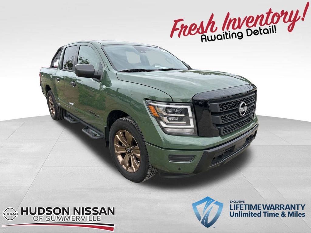 2024 Tactical Green Metallic Nissan Titan SV Truck