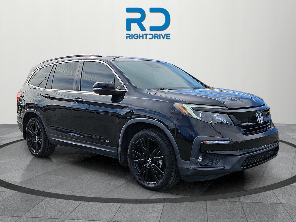 Black 2021 Honda Pilot SE FWD SUV / Crossover Front-Wheel Drive 9-Speed Automatic