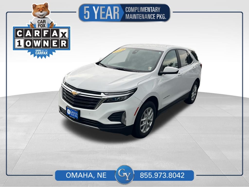Summit White 2024 Chevrolet Equinox SUV / Crossover Four-Wheel Drive 6-Speed Automatic Overdrive