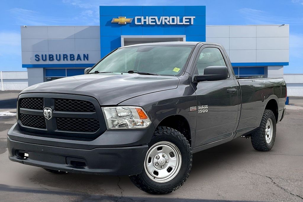 Gray (Granite Crystal Metallic Clearcoat) 2018 RAM 1500 Tradesman LB 4WD Pickup Truck Four-Wheel Drive 8-Speed Automatic