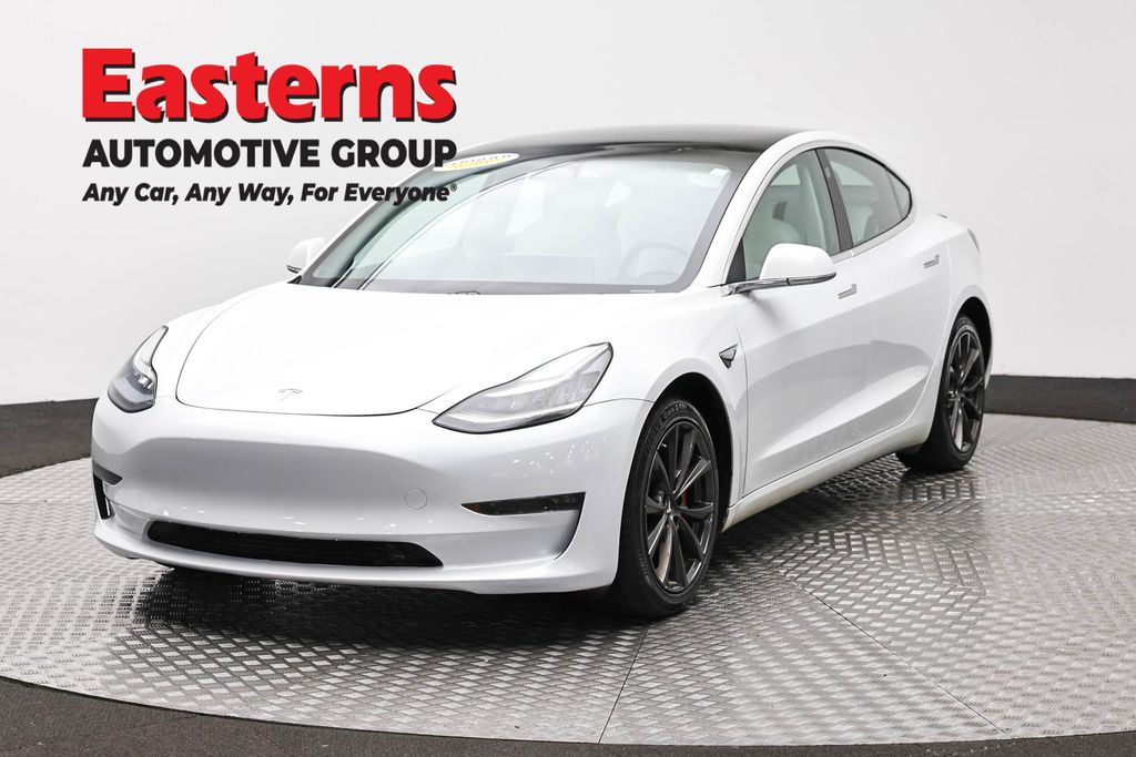 White 2020 Tesla Model 3 Performance AWD Sedan All-Wheel Drive 1-Speed Automatic