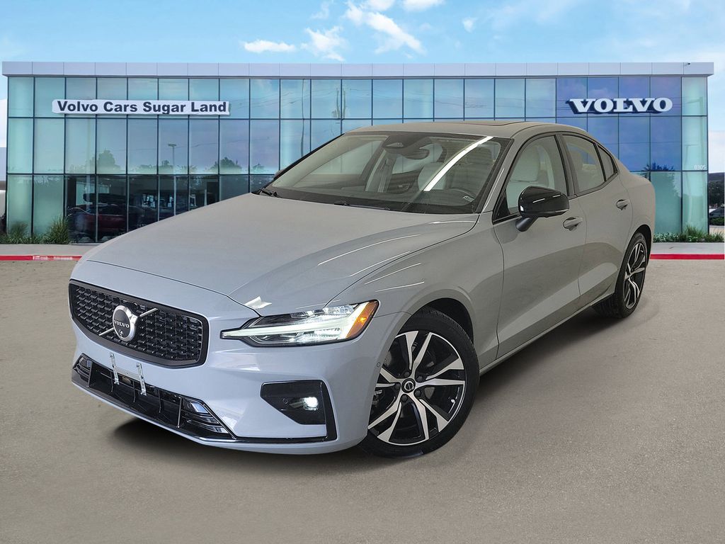 Gray 2025 Volvo S60 B5 Plus FWD Sedan Front-Wheel Drive Automatic