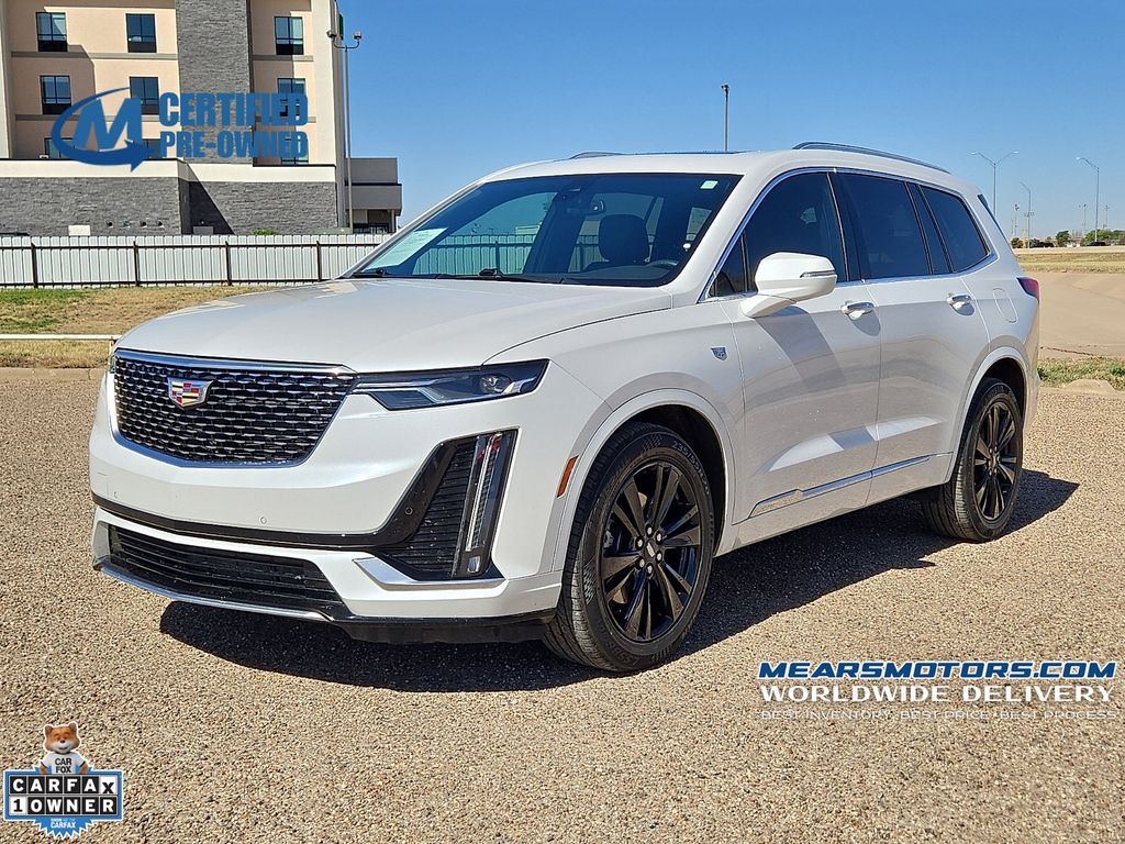Crystal White Tricoat 2023 Cadillac XT6 Premium Luxury FWD SUV / Crossover Front-Wheel Drive 9-Speed Automatic