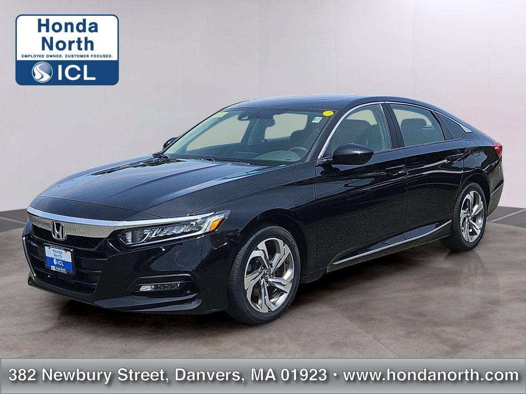 Crystal Black Pearl 2019 Honda Accord Sedan Front-Wheel Drive Continuously Variable Transmission