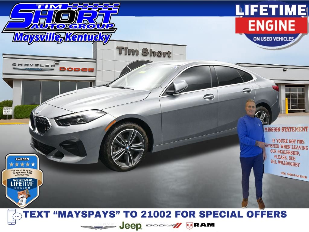 Gray Metallic 2024 BMW 2 Series Sedan All-Wheel Drive 8-Speed Automatic