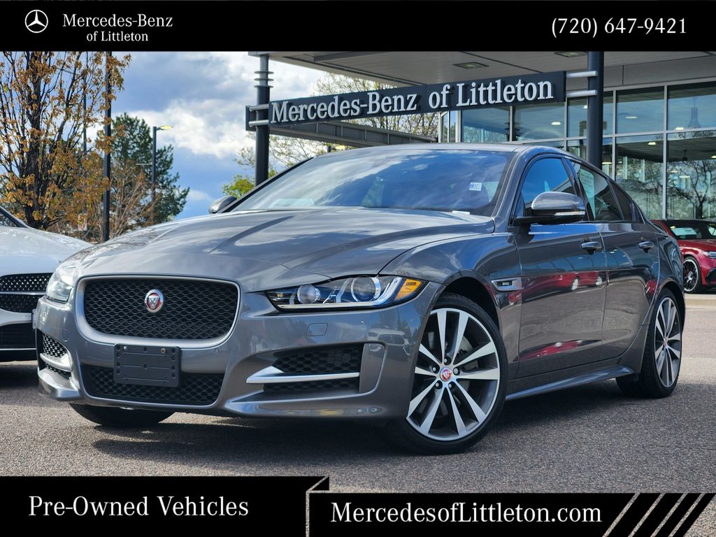 Ammonite Gray Metallic 2017 Jaguar XE Sedan All-Wheel Drive 8-Speed Automatic
