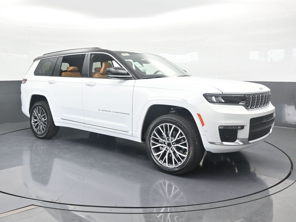 New 2025 Bright White Clearcoat Jeep Summit image 8