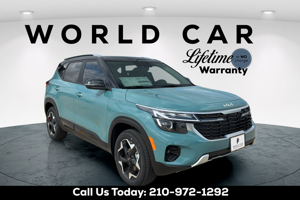 Pluton Blue/Black Roof 2026 Kia Seltos S AWD SUV / Crossover All-Wheel Drive Continuously Variable Transmission