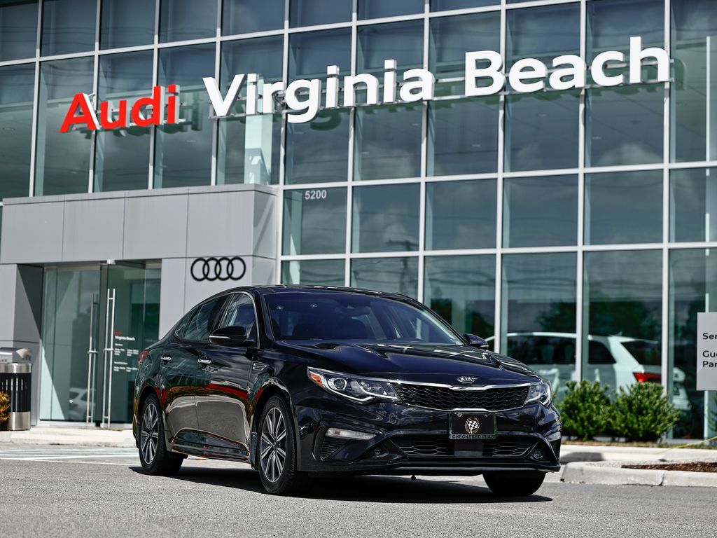 Ebony Black 2019 Kia Optima Sedan 7-Speed Automatic