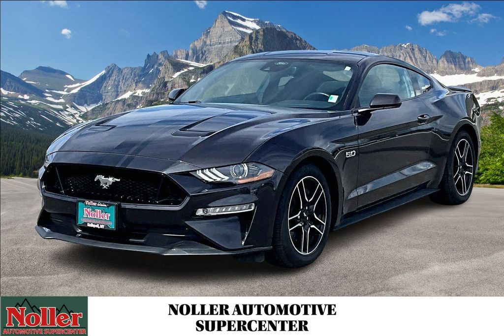 Dark Matter Gray Metallic 2022 Ford Mustang Coupe Rear-Wheel Drive 6-Speed Manual