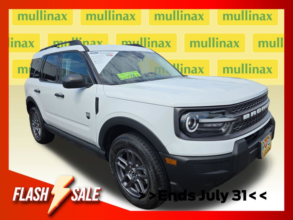 Oxford White 2025 Ford Bronco Sport SUV / Crossover All-Wheel Drive 8-Speed Automatic