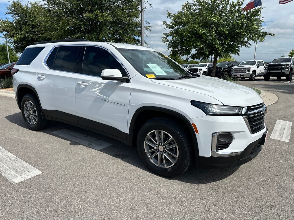 Summit White 2023 Chevrolet Traverse LT Leather FWD SUV / Crossover Front-Wheel Drive 9-Speed Automatic