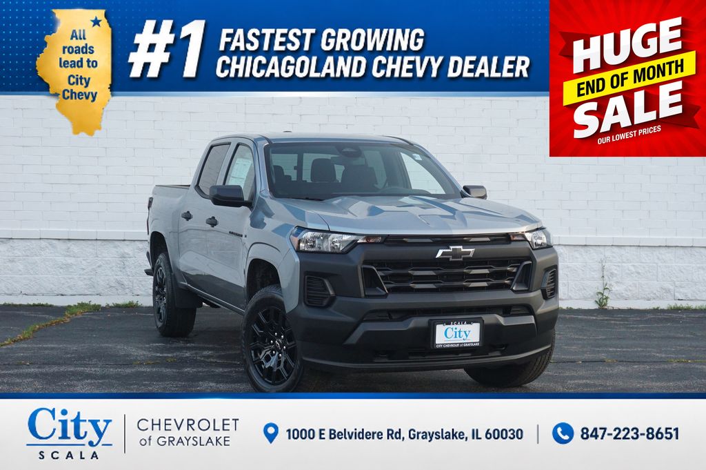 Sterling Gray Metallic 2026 Chevrolet Colorado Pickup Truck Four-Wheel Drive 8-Speed Automatic