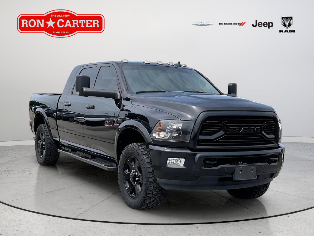 Brilliant Black Crystal Pearlcoat 2018 RAM 2500 Pickup Truck Four-Wheel Drive 6-Speed Automatic