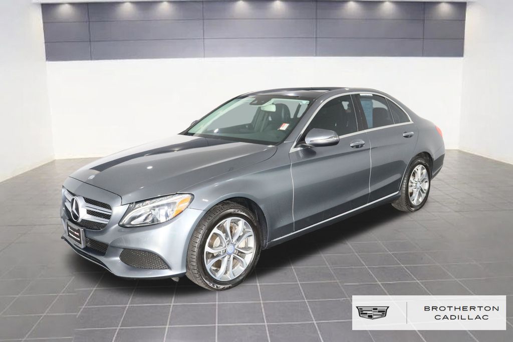 Selenite Gray Metallic 2017 Mercedes-Benz C-Class Sedan All-Wheel Drive 7-Speed Automatic