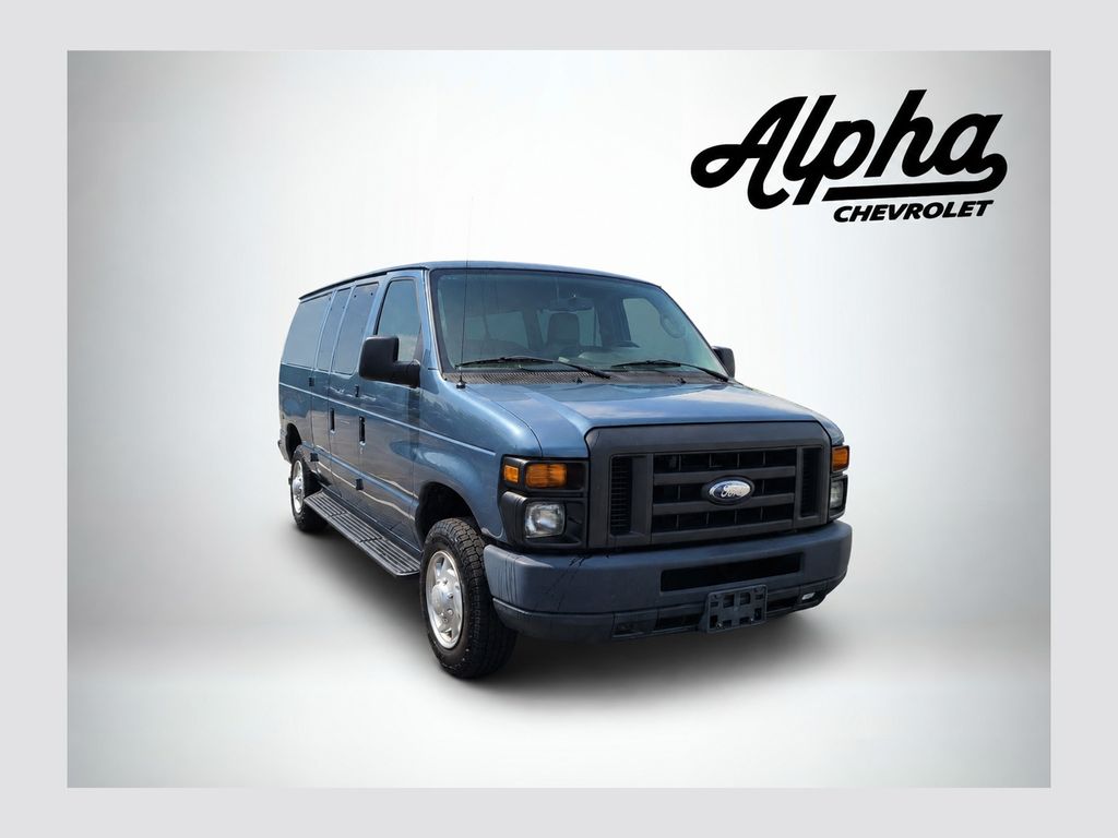 Gray (Steel Blue Metallic) 2014 Ford E-Series Van Rear-Wheel Drive 4-Speed Automatic Overdrive