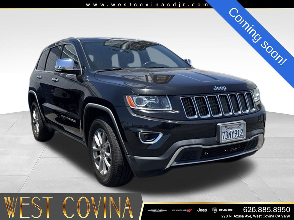 Brilliant Black Crystal Pearlcoat 2014 Jeep Grand Cherokee SUV / Crossover 4X2 8-Speed Automatic