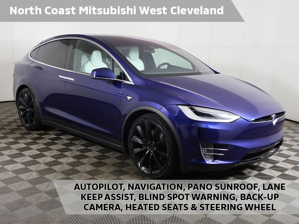 Deep Blue Metallic 2018 Tesla Model X 100D AWD SUV / Crossover All-Wheel Drive 1-Speed Automatic