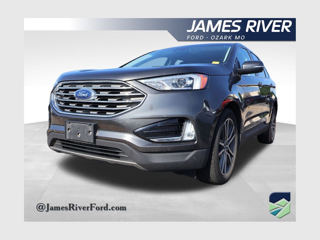 Gray (Magnetic) 2019 Ford Edge Titanium AWD SUV / Crossover All-Wheel Drive 8-Speed Automatic