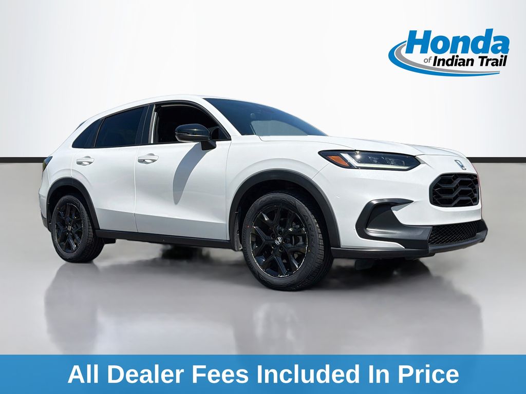 Platinum White Pearl 2024 Honda HR-V SUV / Crossover Front-Wheel Drive Continuously Variable Transmission