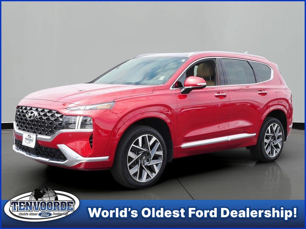 Calypso Red 2023 Hyundai Santa Fe SUV / Crossover All-Wheel Drive Automatic