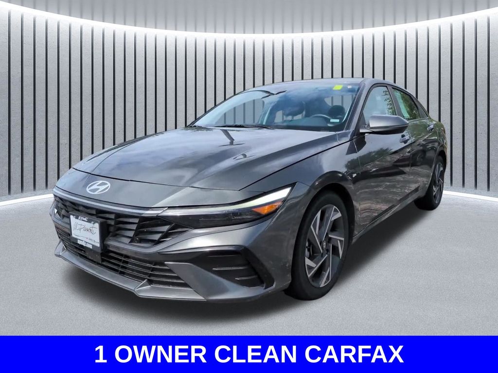 Amazon Gray 2025 Hyundai Elantra Sedan Front-Wheel Drive Continuously Variable Transmission
